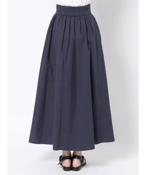 LAGUNAMOON（ラグナムーン）の「サーキュラ-ギャザーフレアーマキシスカート（スカート・レディース・ネイビー/ホワイト/グリーン系その他・SMALL/MEDIUM）」の6枚目の写真