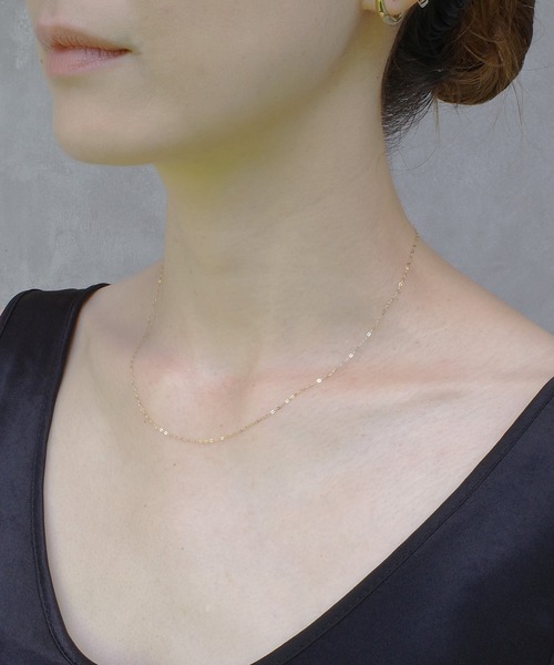 ISOLATION（アイソレーション）の「【ISOLATION / アイソレーション】K10YG Chain Necklace（ネックレス・レディース・ゴールド・40cm）」の6枚目の写真