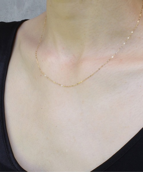 ISOLATION（アイソレーション）の「【ISOLATION / アイソレーション】K10YG Chain Necklace（ネックレス・レディース・ゴールド・40cm）」の7枚目の写真