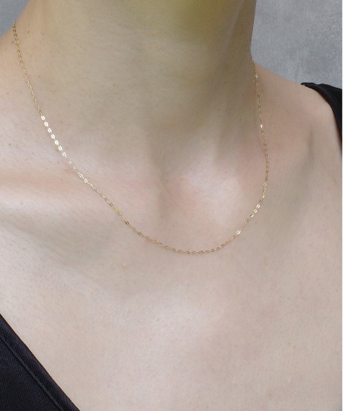 ISOLATION（アイソレーション）の「【ISOLATION / アイソレーション】K10YG Chain Necklace（ネックレス・レディース・ゴールド・40cm）」の9枚目の写真
