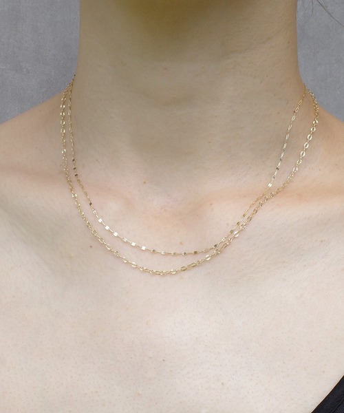 ISOLATION（アイソレーション）の「【ISOLATION / アイソレーション】K10YG Chain Necklace（ネックレス・レディース・ゴールド・40cm）」の3枚目の写真