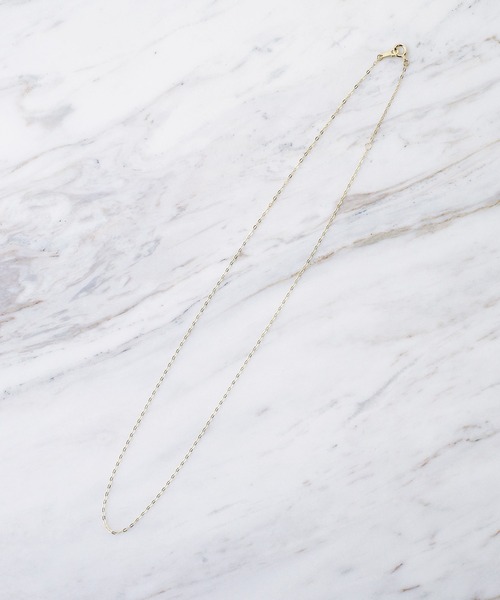ISOLATION（アイソレーション）の「【ISOLATION / アイソレーション】K10YG Chain Necklace（ネックレス・レディース・ゴールド・40cm）」の14枚目の写真