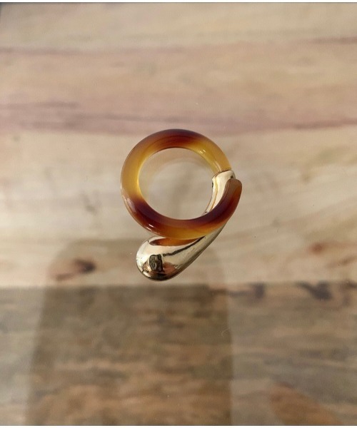 mou(モウ)の「トップカラークリアリング(リング・レディース・シルバー/ゴールド/ブラウン/イエロー/ピンク/ブラック/ホワイト/ホワイト系その他・FREE)」の5枚目の写真