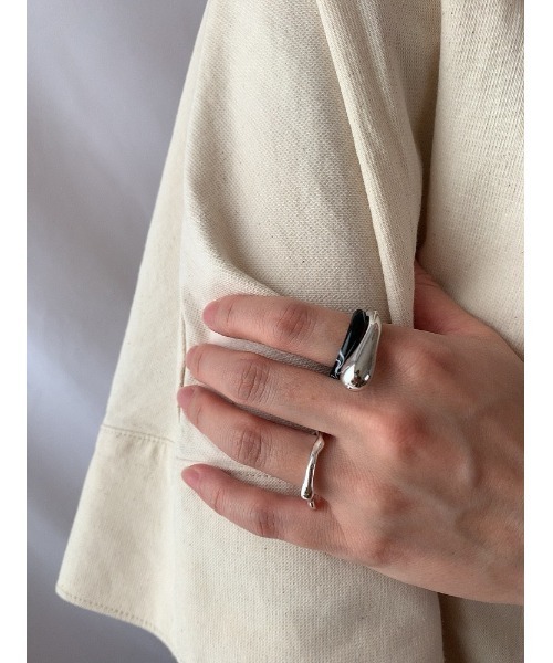 mou(モウ)の「トップカラークリアリング(リング・レディース・シルバー/ゴールド/ブラウン/イエロー/ピンク/ブラック/ホワイト/ホワイト系その他・FREE)」の12枚目の写真