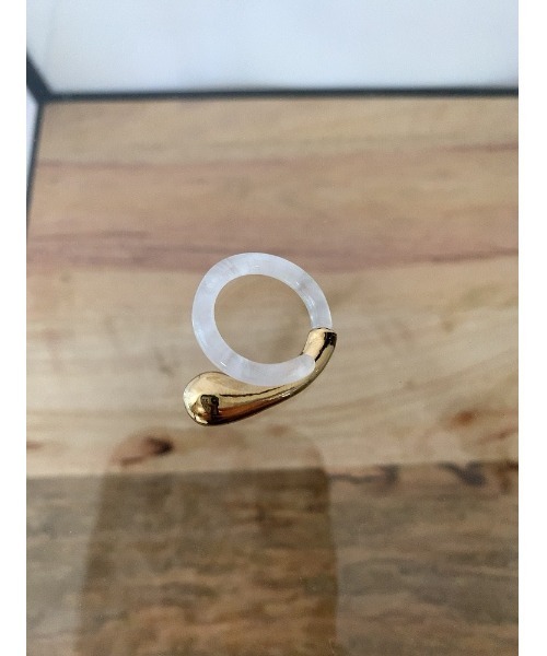 mou(モウ)の「トップカラークリアリング(リング・レディース・シルバー/ゴールド/ブラウン/イエロー/ピンク/ブラック/ホワイト/ホワイト系その他・FREE)」の20枚目の写真