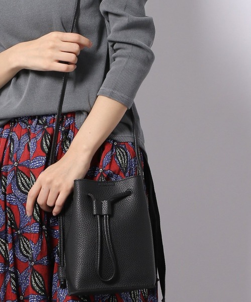 LAKOLE（ラコレ）の「ドロストミニショルダーバッグ / 955966（ショルダーバッグ・レディース・ブラック/その他1/ライトピンク/オフホワイト・FREE）」の3枚目の写真