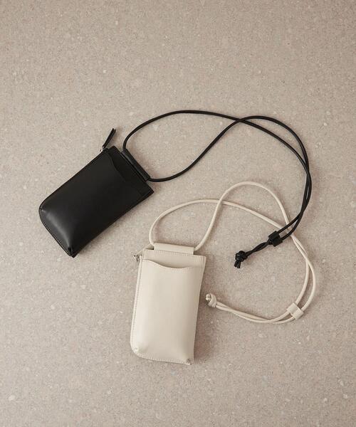 CITEN（シテン）の「＜CITEN（シテン）＞スマホウォレット ショルダーバッグ（ショルダーバッグ・レディース・オフホワイト/ブラック・FREE）」の13枚目の写真