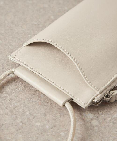 CITEN（シテン）の「＜CITEN（シテン）＞スマホウォレット ショルダーバッグ（ショルダーバッグ・レディース・オフホワイト/ブラック・FREE）」の3枚目の写真