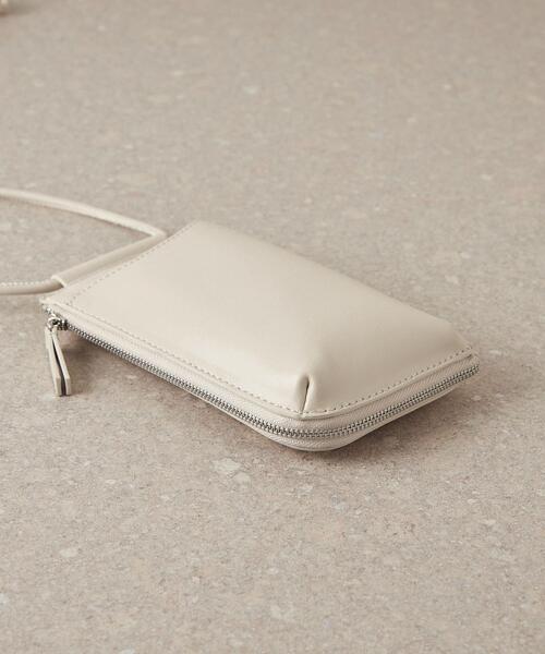 CITEN（シテン）の「＜CITEN（シテン）＞スマホウォレット ショルダーバッグ（ショルダーバッグ・レディース・オフホワイト/ブラック・FREE）」の4枚目の写真