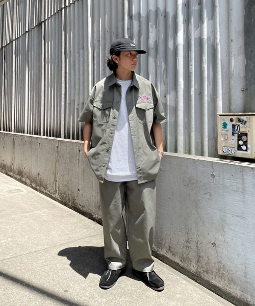 WHO'S WHO gallery(フーズフーギャラリー)の「【KOOKY'N/クーキー】サファリツイルイージーパンツ(その他パンツ・メンズ・ブラック/ベージュ/カーキ/インディゴブルー・FREE)」の21枚目の写真