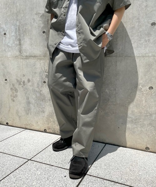 WHO'S WHO gallery(フーズフーギャラリー)の「【KOOKY'N/クーキー】サファリツイルイージーパンツ(その他パンツ・メンズ・ブラック/ベージュ/カーキ/インディゴブルー・FREE)」の13枚目の写真