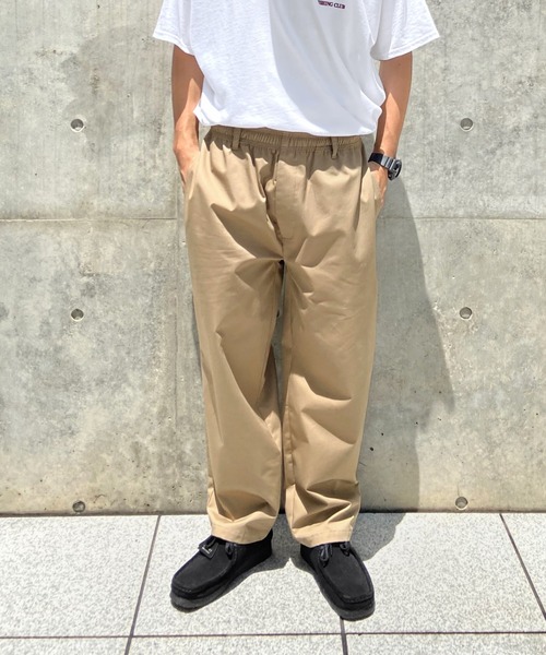 WHO'S WHO gallery(フーズフーギャラリー)の「【KOOKY'N/クーキー】サファリツイルイージーパンツ(その他パンツ・メンズ・ブラック/ベージュ/カーキ/インディゴブルー・FREE)」の14枚目の写真