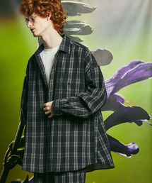 MAISON SPECIAL | 《ユニセックスアイテム》チェックプリントプライムオーバーシャツ 【MAISON SPECIAL/メゾンスペシャル】(シャツ/ブラウス)