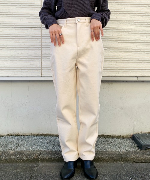 CLEA（クレア）の「ボーイフレンドパンツ〇（その他パンツ・レディース・チャコールグレー/アイボリー/サンドベージュ・M/L）」の11枚目の写真