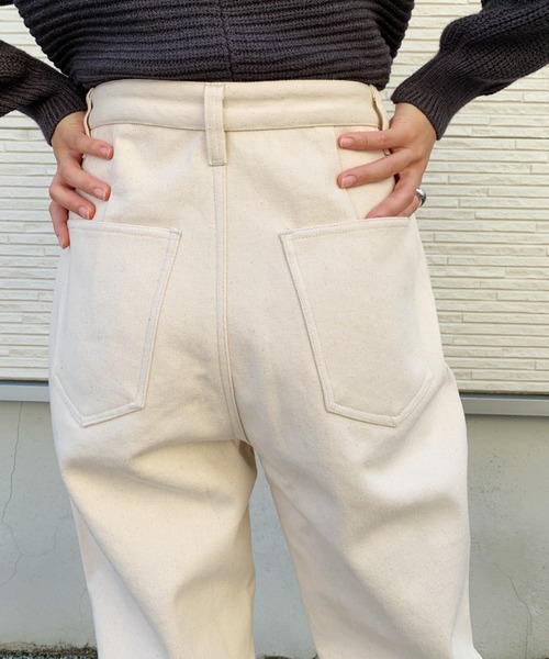 CLEA（クレア）の「ボーイフレンドパンツ〇（その他パンツ・レディース・チャコールグレー/アイボリー/サンドベージュ・M/L）」の13枚目の写真