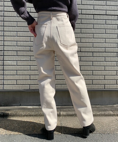 CLEA（クレア）の「ボーイフレンドパンツ〇（その他パンツ・レディース・チャコールグレー/アイボリー/サンドベージュ・M/L）」の8枚目の写真