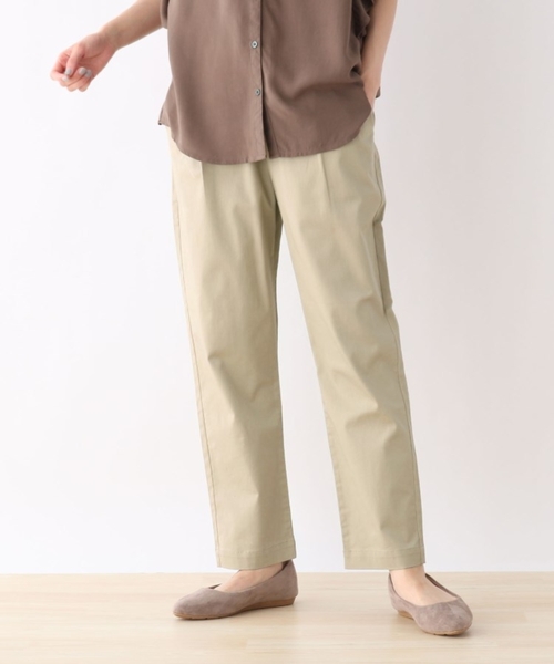 SHOO・LA・RUE(シューラルー)の「◆【S-3L/3Dスキャン】イージーテーパード(その他パンツ・レディース・ダークブラウン/ダークネイビー/ベージュ/ブラック/オリーブ・01/03/04/02/05)」の3枚目の写真