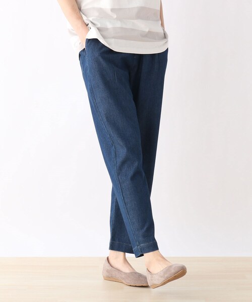 SHOO・LA・RUE(シューラルー)の「◆【S-3L/3Dスキャン】イージーテーパード(その他パンツ・レディース・ダークブラウン/ダークネイビー/ベージュ/ブラック/オリーブ・01/03/04/02/05)」の5枚目の写真