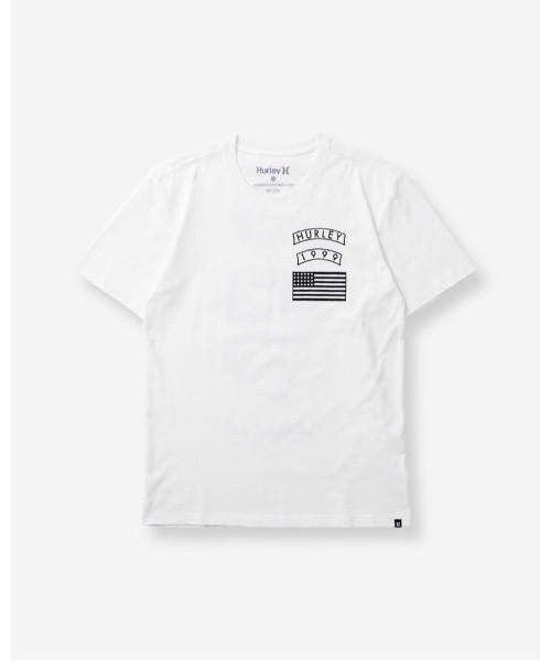Hurley （ハーレー）の「M EVD WSH SURF SNAKE  / ハーレー バックプリント半袖Tシャツ（Tシャツ/カットソー・メンズ・ホワイト/ブラック/グリーン系その他・SMALL/MEDIUM/LARGE/X-LARGE）」の4枚目の写真