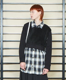 60/-ファイン裏毛　ショートトレーナー