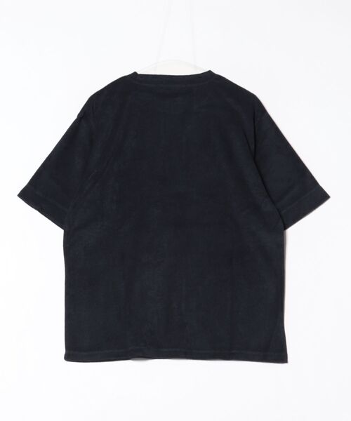 TONE SELECT WEAR（トーンセレクトウェア）の「【TONE BY AS】パイルボケ付き半袖クルー(BL)（Tシャツ/カットソー・メンズ・ブラック/ベージュ/ネイビー/ピンク/イエロー/アイボリー・LARGE/MEDIUM）」の18枚目の写真