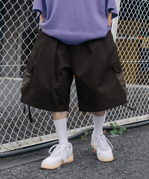 Perushu（ペルーシュ）の「バルーンハーフパンツ（その他パンツ・メンズ・ブラック/グリーン/カモフラージュ・SMALL/MEDIUM/LARGE）」の2枚目の写真