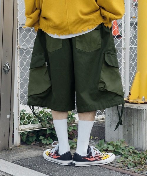 Perushu（ペルーシュ）の「バルーンハーフパンツ（その他パンツ・メンズ・ブラック/グリーン/カモフラージュ・SMALL/MEDIUM/LARGE）」の5枚目の写真
