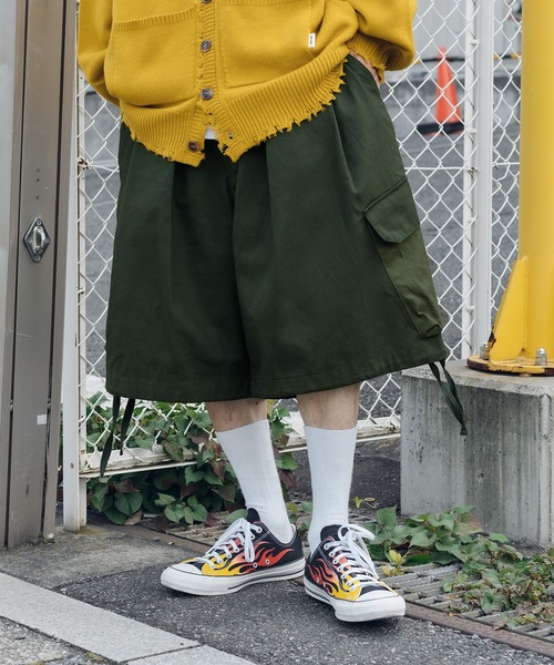 Perushu（ペルーシュ）の「バルーンハーフパンツ（その他パンツ・メンズ・ブラック/グリーン/カモフラージュ・SMALL/MEDIUM/LARGE）」の14枚目の写真