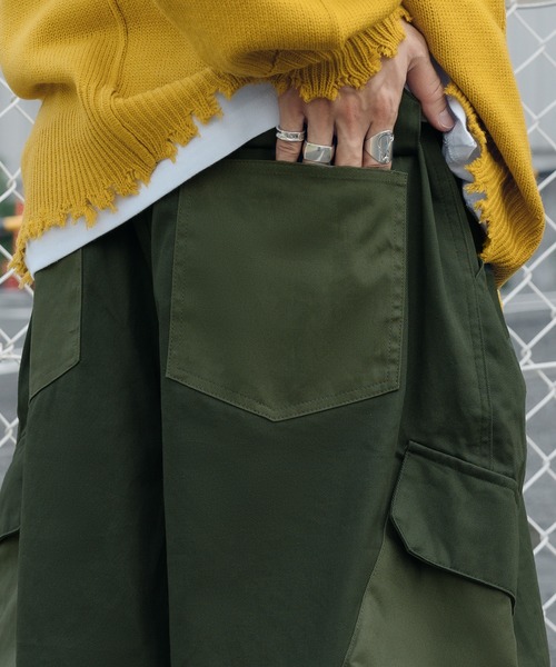 Perushu（ペルーシュ）の「バルーンハーフパンツ（その他パンツ・メンズ・ブラック/グリーン/カモフラージュ・SMALL/MEDIUM/LARGE）」の11枚目の写真