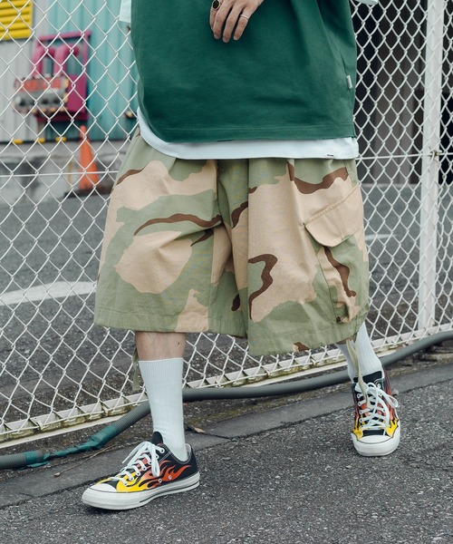 Perushu（ペルーシュ）の「バルーンハーフパンツ（その他パンツ・メンズ・ブラック/グリーン/カモフラージュ・SMALL/MEDIUM/LARGE）」の22枚目の写真