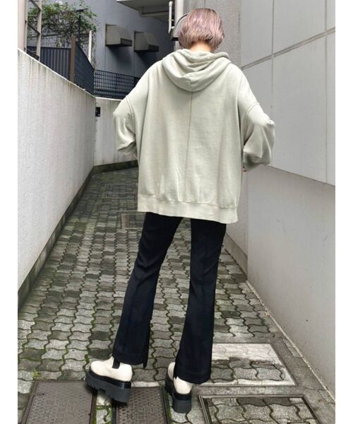 EMODA（エモダ）の「フロントタックフレアパンツ（その他パンツ・レディース・ブラック/オレンジ/グリーン/その他・SMALL/MEDIUM）」の18枚目の写真