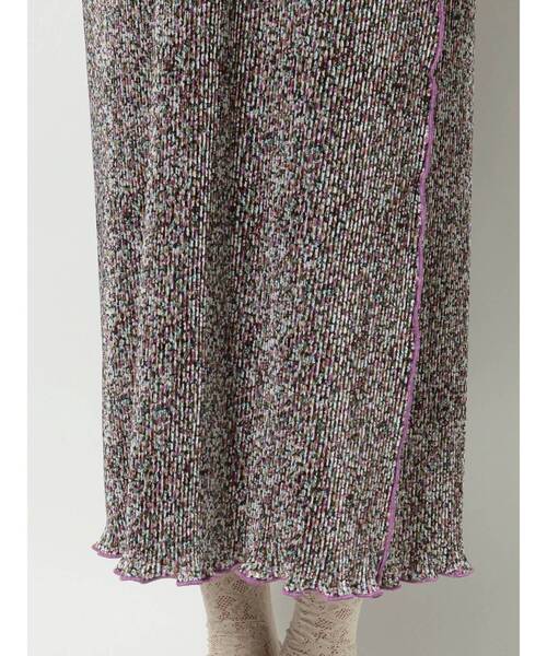 merry jenny（メリージェニー）の「floralメロウロングワンピース（ワンピース・レディース・ピンク/パープル/ブラウン・FREE）」の9枚目の写真