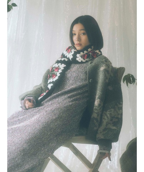 merry jenny（メリージェニー）の「floralメロウロングワンピース（ワンピース・レディース・ピンク/パープル/ブラウン・FREE）」の15枚目の写真