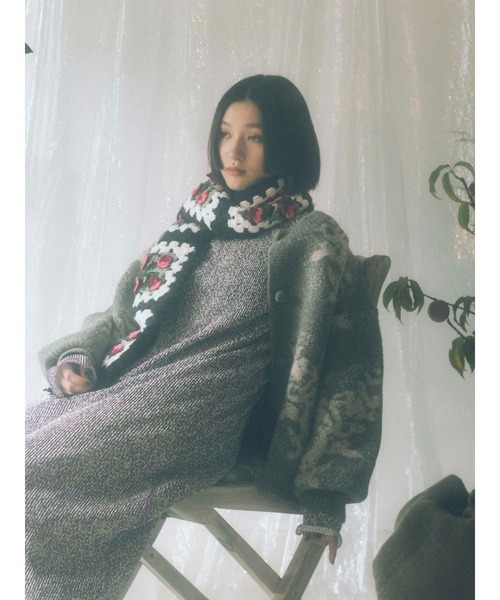 merry jenny（メリージェニー）の「floralメロウロングワンピース（ワンピース・レディース・ピンク/パープル/ブラウン・FREE）」の16枚目の写真