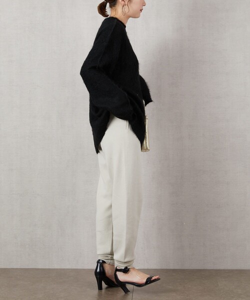 FREAK'S STORE（フリークスストア）の「▽【WEB限定】モヘヤニットプルオーバー（ニット/セーター・レディース・ライトグレー/ブラック/グレー/イエロー/ブルー/ナチュラル・ﾌﾘ-）」の11枚目の写真