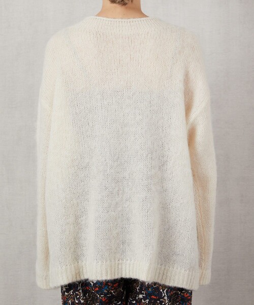 FREAK'S STORE（フリークスストア）の「▽【WEB限定】モヘヤニットプルオーバー（ニット/セーター・レディース・ライトグレー/ブラック/グレー/イエロー/ブルー/ナチュラル・ﾌﾘ-）」の13枚目の写真