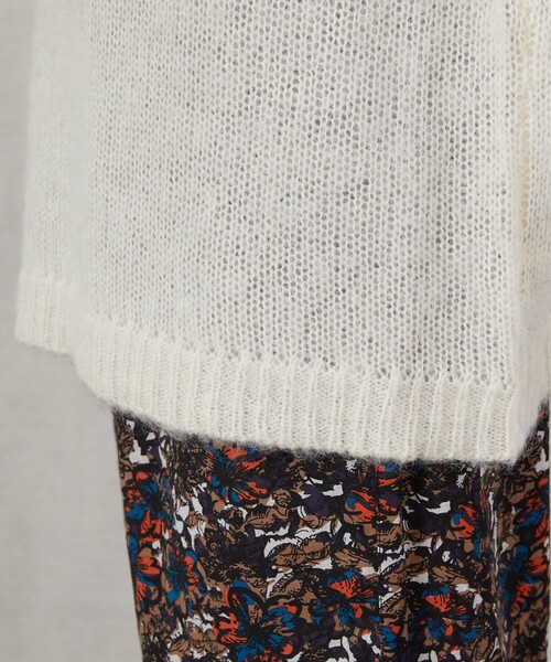 FREAK'S STORE（フリークスストア）の「▽【WEB限定】モヘヤニットプルオーバー（ニット/セーター・レディース・ライトグレー/ブラック/グレー/イエロー/ブルー/ナチュラル・ﾌﾘ-）」の22枚目の写真