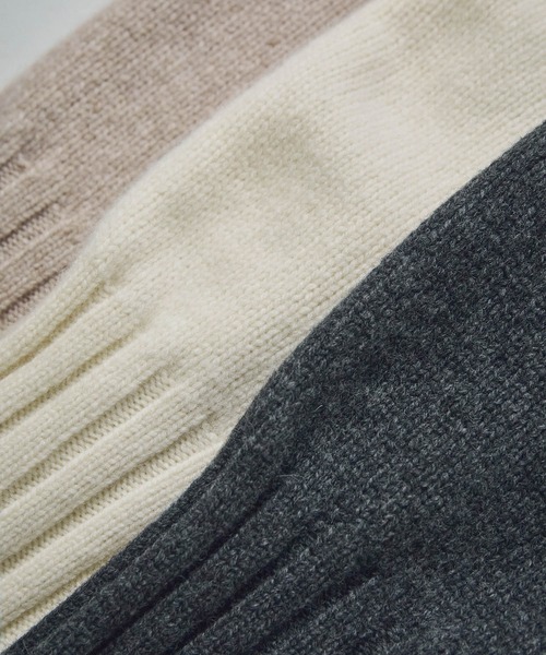 ROPE'(ロペ)の「【一部WEB限定】タスマニアウールボトルネックタイトプルオーバーニット(ニット/セーター・レディース・チャコールグレー/ホワイト/ベージュ/ライトグリーン/カーキ/サックスブルー/ラベンダー・38)」の18枚目の写真