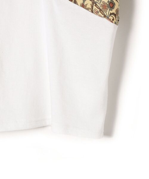 SHIPS（シップス）の「【SHIPS別注】MAISON No.8：ドッキングトップス（Tシャツ/カットソー・レディース・ベージュ/ベージュ系その他/ブラック・ONE SIZE）」の21枚目の写真