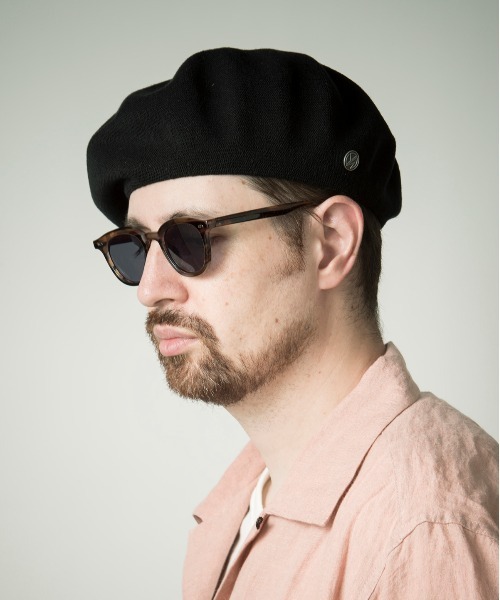 Mighty Shine(マイティシャイン)の「Cotton Beret / Mighty Shine 2022SS(ハンチング/ベレー帽・メンズ・イエロー/カーキ/ブラウン/ブラック・FREE)」の8枚目の写真