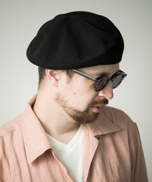 Mighty Shine(マイティシャイン)の「Cotton Beret / Mighty Shine 2022SS(ハンチング/ベレー帽・メンズ・イエロー/カーキ/ブラウン/ブラック・FREE)」の11枚目の写真