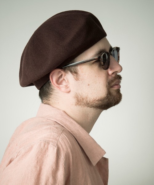 Mighty Shine(マイティシャイン)の「Cotton Beret / Mighty Shine 2022SS(ハンチング/ベレー帽・メンズ・イエロー/カーキ/ブラウン/ブラック・FREE)」の21枚目の写真