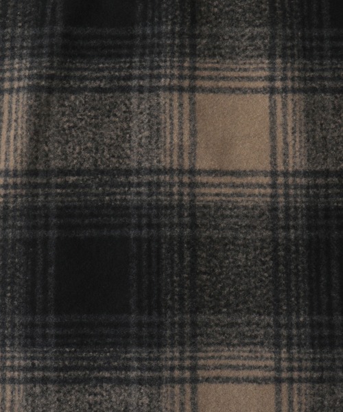 etoll.（エトル）の「フェイクウール チェック柄ジャケット（テーラードジャケット・レディース・ベージュ/ブラウン・M/L）」の20枚目の写真