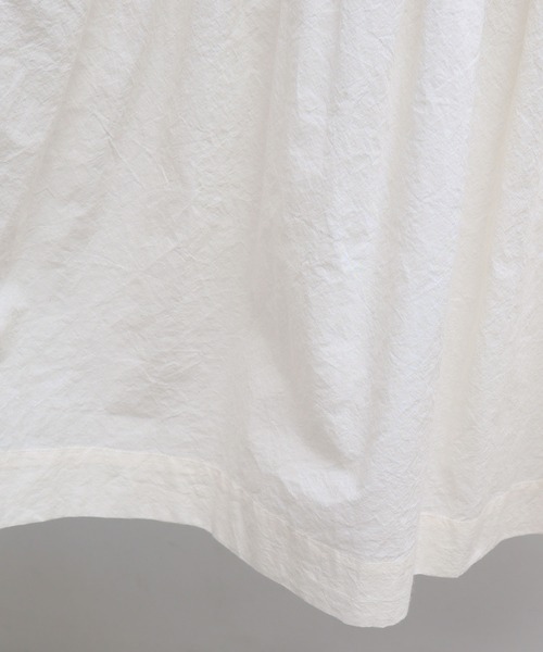 chambre de charme(シャンブルドゥシャーム)の「cdc 綿シルクローン伊吹染ティアードスカート(スカート・レディース・オフホワイト/ピンク/ブラック・FREE)」の18枚目の写真