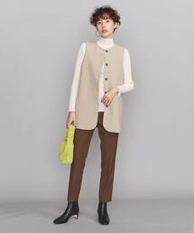BEAUTY&YOUTH UNITED ARROWS | BY メランジ ノーカラーベスト(その他アウター)