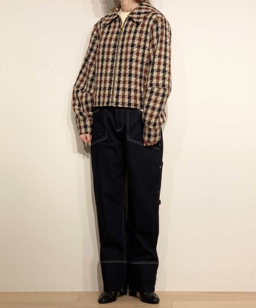 MAISON SCOTCH(メゾンスコッチ)の「ショートツウィードブルゾン【162524】(ブルゾン・レディース・ブラウン系その他・X-SMALL/SMALL)」の6枚目の写真