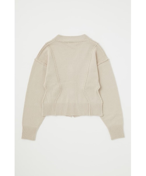 MOUSSY(マウジー)の「FITTED LINE V/N カーディガン(カーディガン/ボレロ・レディース・オレンジ/ライトベージュ/ダークネイビー・FREE)」の16枚目の写真