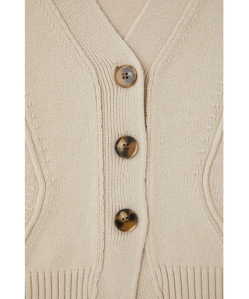 MOUSSY(マウジー)の「FITTED LINE V/N カーディガン(カーディガン/ボレロ・レディース・オレンジ/ライトベージュ/ダークネイビー・FREE)」の12枚目の写真