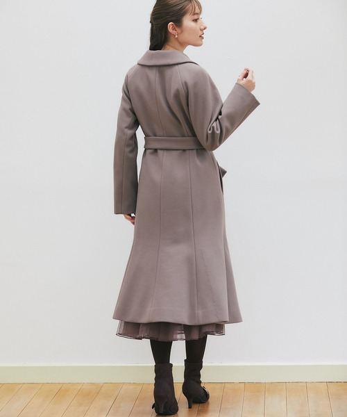 MARS りぼんタイ付きフードロングコート MARS ❤︎マーズ on X: 