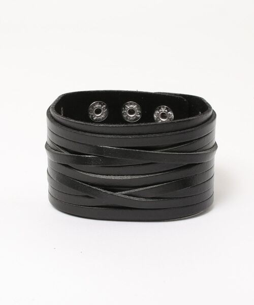 dictionary(ディクショナリー)の「【dictionary】フリンジ レザー ブレスレット(ブレスレット・レディース・ブラック/ブラウン・FREE)」の6枚目の写真